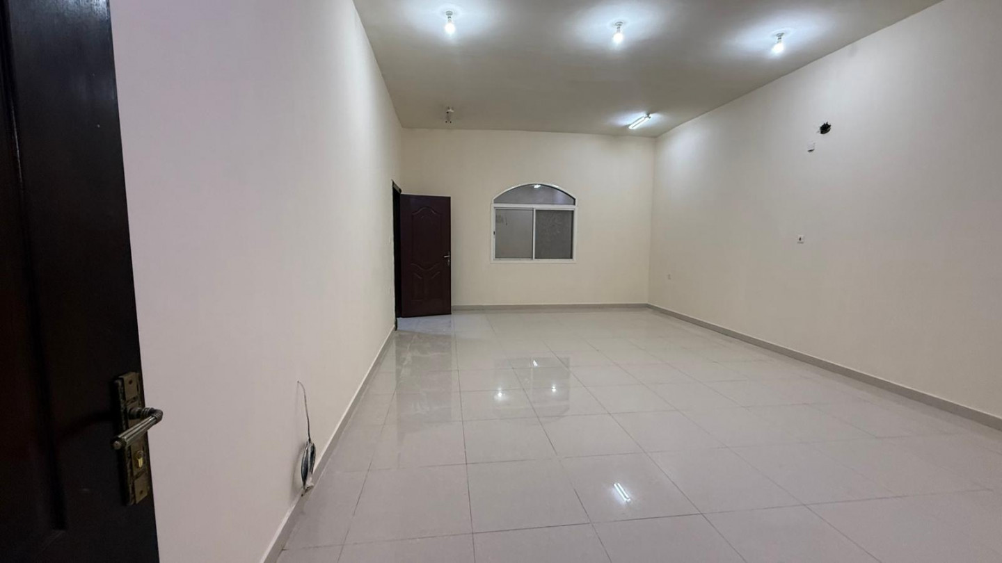 First floor, three rooms, living room, kitchen, two bathrooms, and a small balcony. 5000 (excluding electricity and water). Checks accepted.