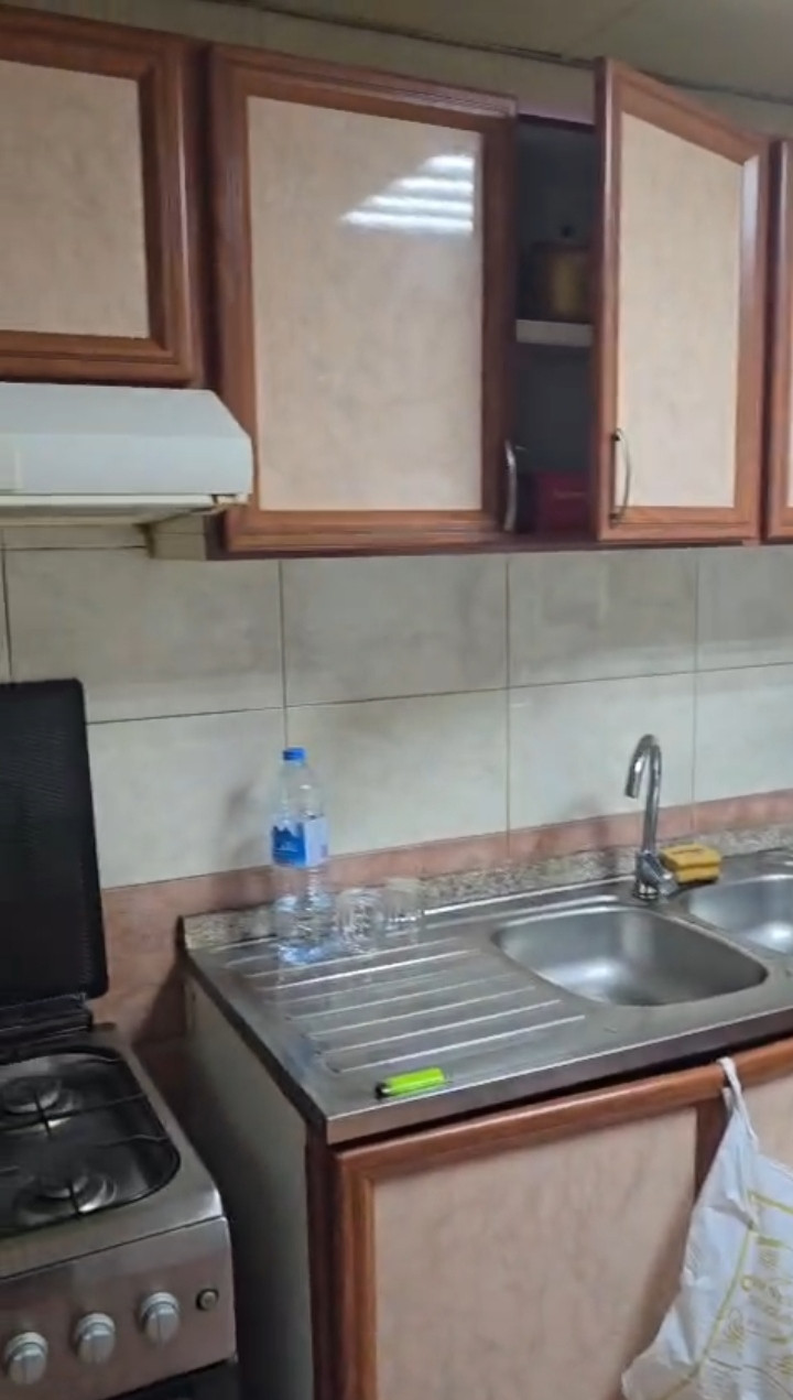 One bedroom and living room, clean furnishings, family building
