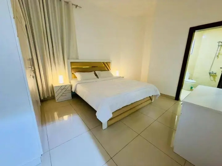 Furnished room and living room