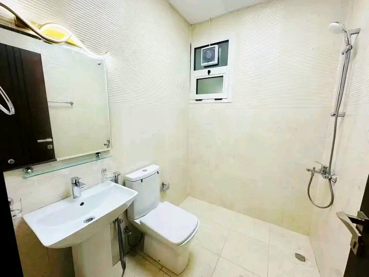One bedroom and living room with a stunning view, balcony, and two bathrooms.