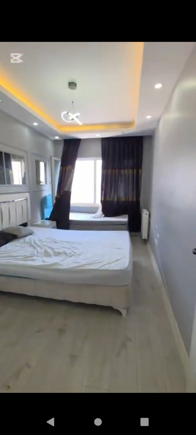 Two-bedroom apartment with a living room, fully furnished